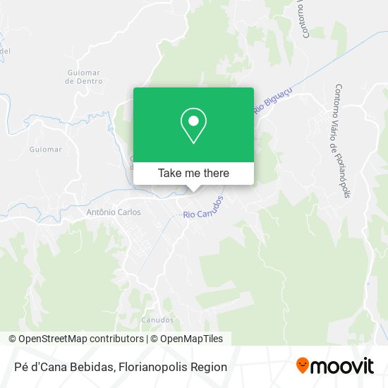 Pé d'Cana Bebidas map