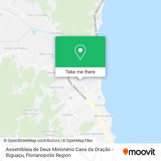 Assembleia de Deus Ministério Casa da Oração - Biguaçu map