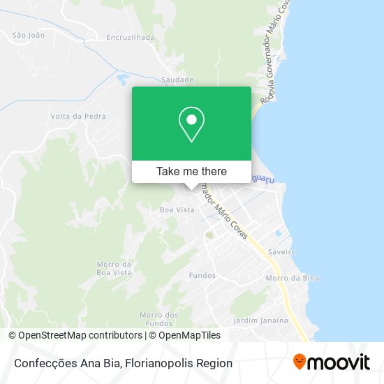 Confecções Ana Bia map