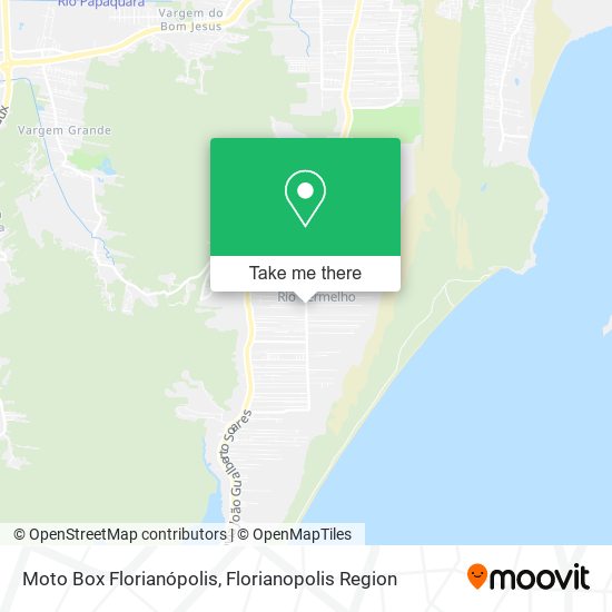 Moto Box Florianópolis map