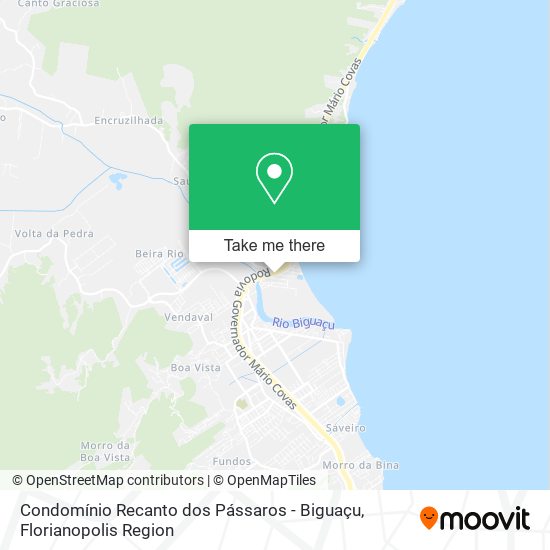 Condomínio Recanto dos Pássaros - Biguaçu map