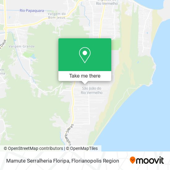 Mamute Serralheria Floripa map