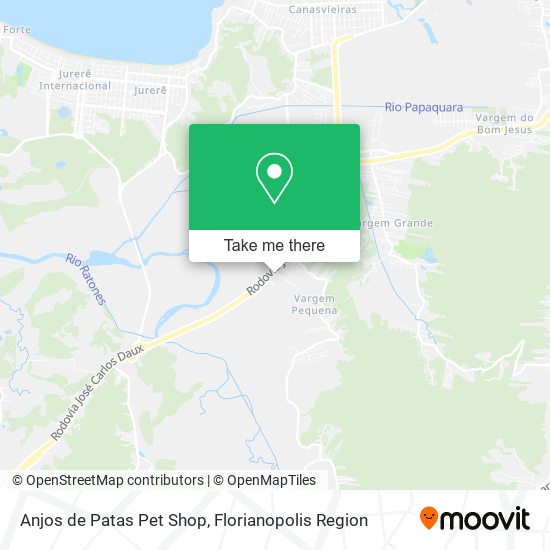 Anjos de Patas Pet Shop map