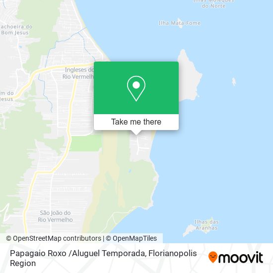 Papagaio Roxo /Aluguel Temporada map