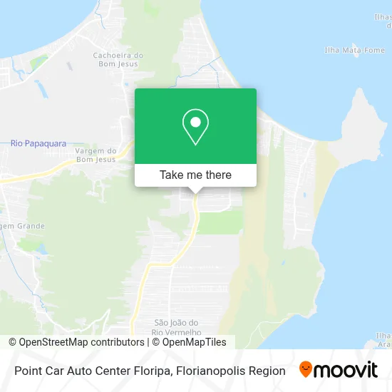 Point Car Auto Center Floripa map