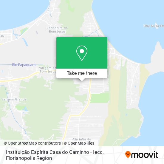 Instituição Espírita Casa do Caminho - Iecc map