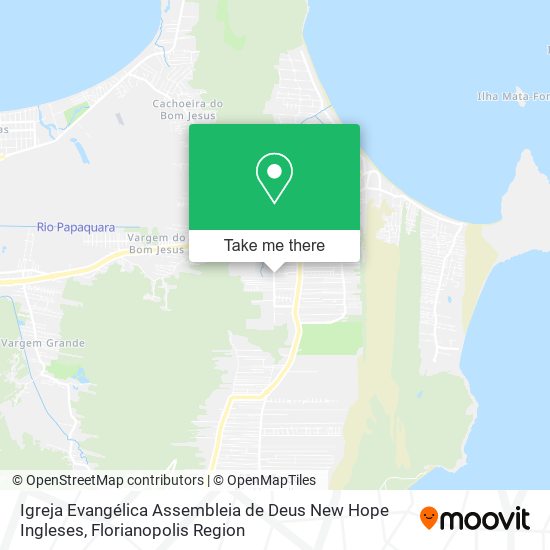 Igreja Evangélica Assembleia de Deus New Hope Ingleses map