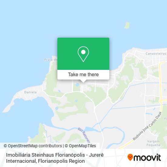 Mapa Imobiliária Steinhaus Florianópolis - Jurerê Internacional