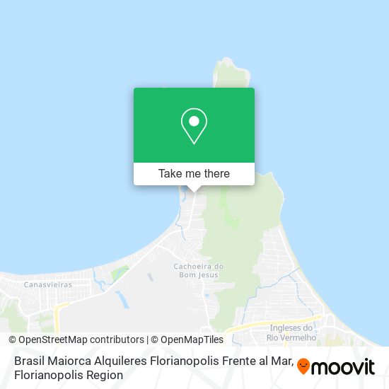 Brasil Maiorca Alquileres Florianopolis Frente al Mar map