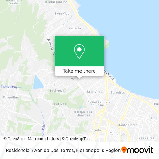 Residencial Avenida Das Torres map