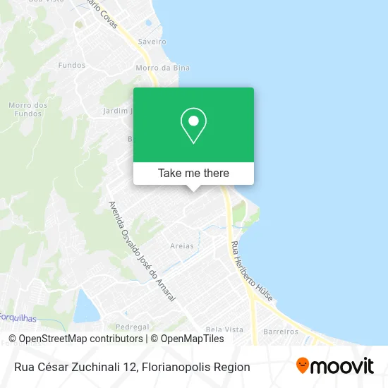 Rua César Zuchinali 12 map
