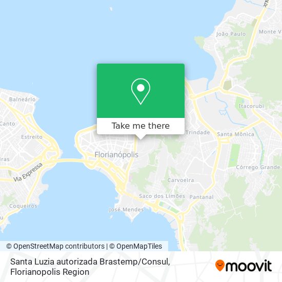 Santa Luzia autorizada Brastemp / Consul map