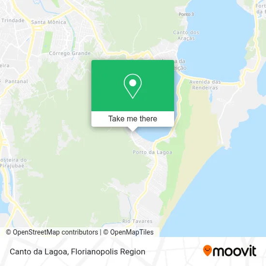 Canto da Lagoa map
