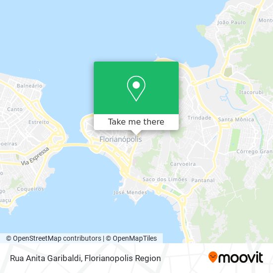 Rua Anita Garibaldi map