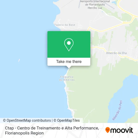 Ctap - Centro de Treinamento e Alta Performance map