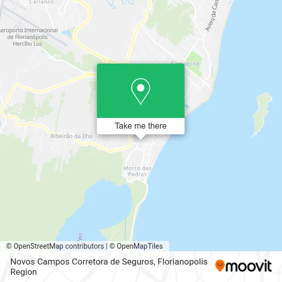 Novos Campos Corretora de Seguros map