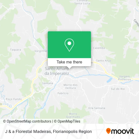 J & a Florestal Madeiras map