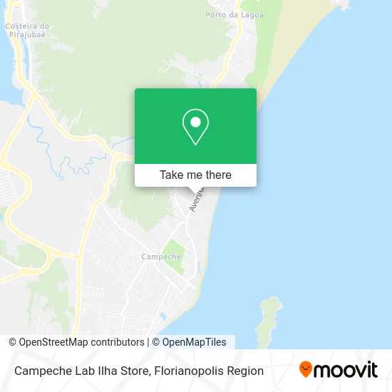 Campeche Lab Ilha Store map