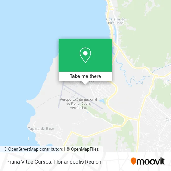 Prana Vitae Cursos map