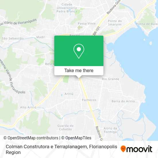 Colman Construtora e Terraplanagem map
