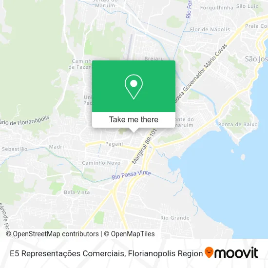 E5 Representações Comerciais map