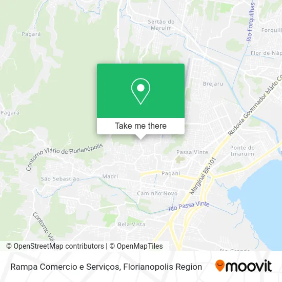 Rampa Comercio e Serviços map