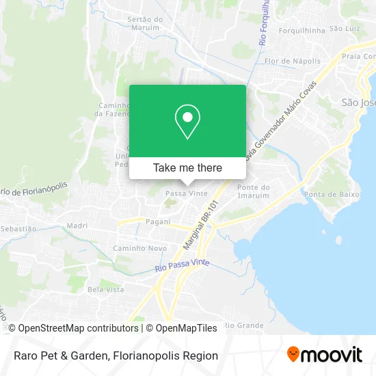 Raro Pet & Garden map