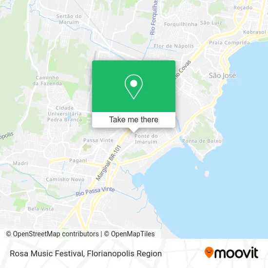 Rosa Music Festival map