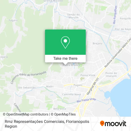 Rmz Representações Comerciais map