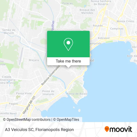 A3 Veículos SC map