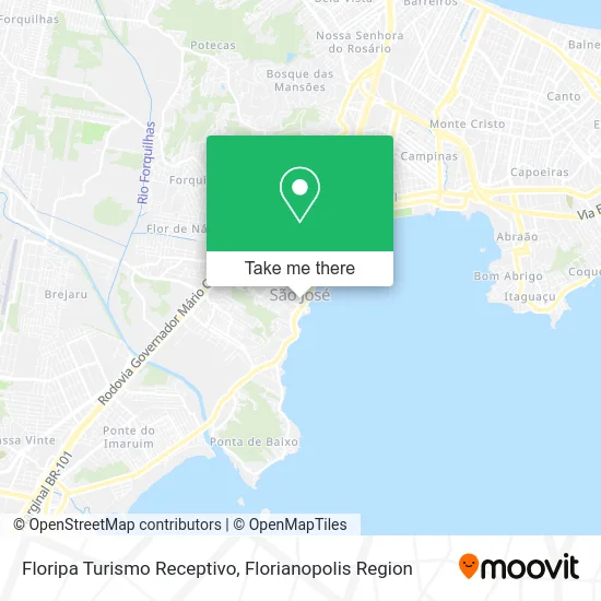 Floripa Turismo Receptivo map