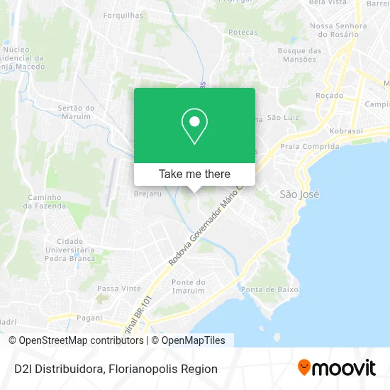 D2l Distribuidora map