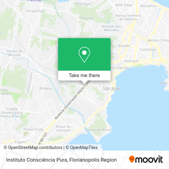 Instituto Consciência Pura map