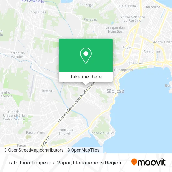 Trato Fino Limpeza a Vapor map