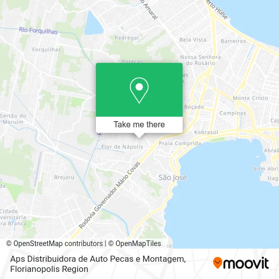 Aps Distribuidora de Auto Pecas e Montagem map