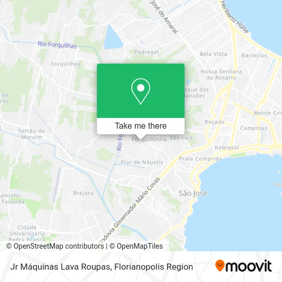 Jr Máquinas Lava Roupas map