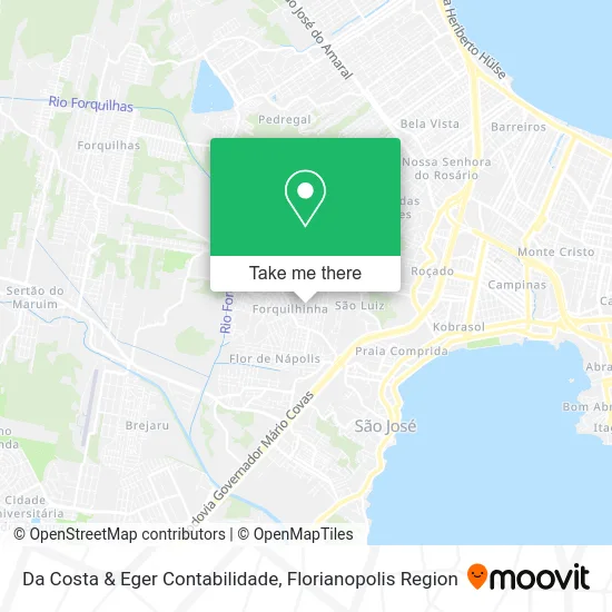 Da Costa & Eger Contabilidade map