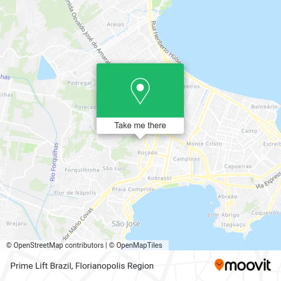 Prime Lift Brazil map