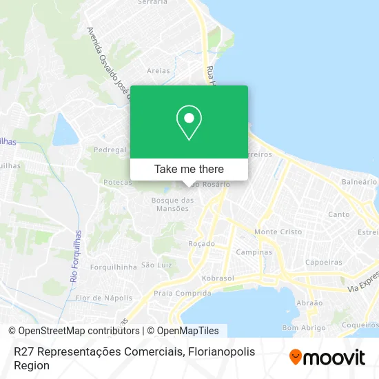 R27 Representações Comerciais map