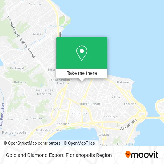 Gold and Diamond Export map