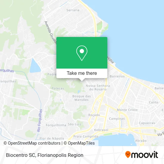 Biocentro SC map
