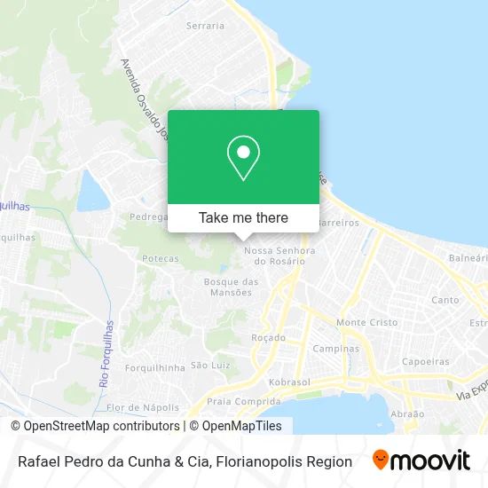 Rafael Pedro da Cunha & Cia map