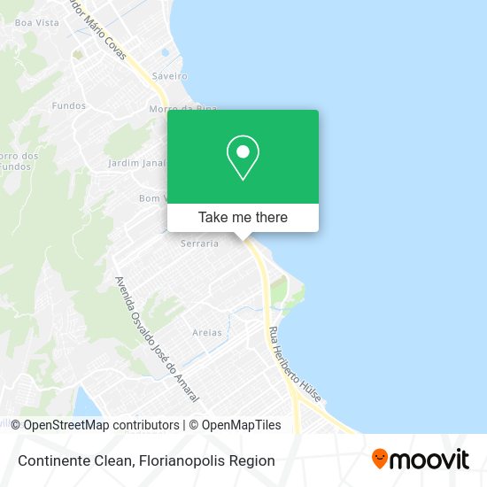Continente Clean map