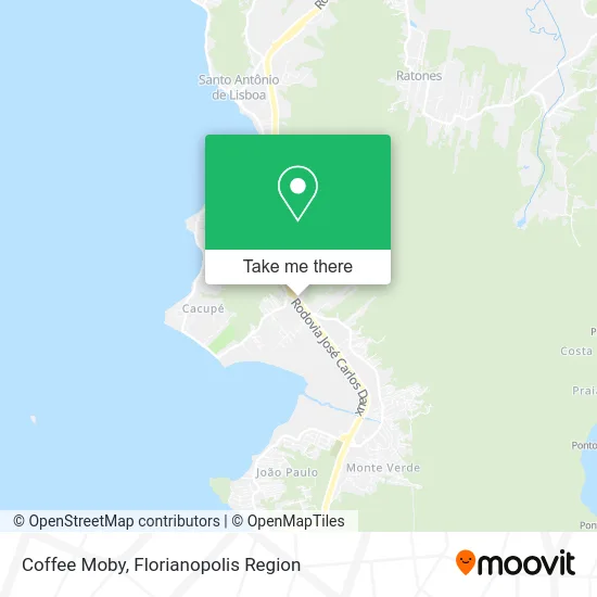 Coffee Moby map