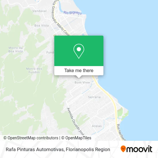 Rafa Pinturas Automotivas map