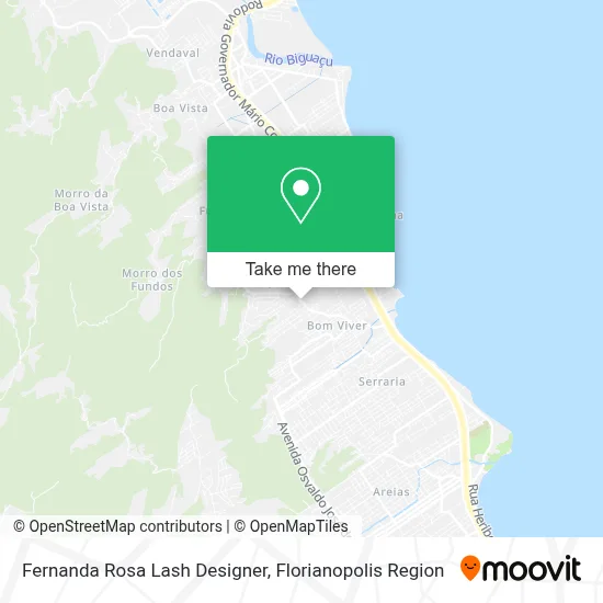 Fernanda Rosa Lash Designer map