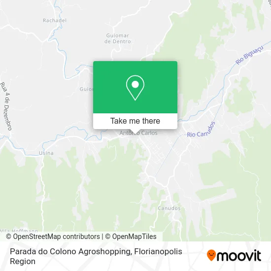 Parada do Colono Agroshopping map