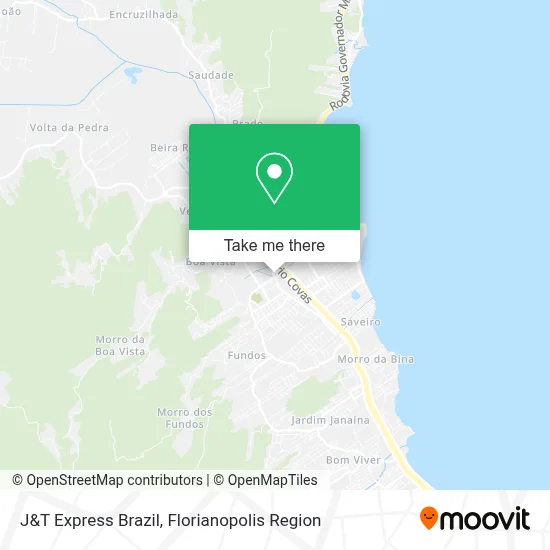 J&T Express Brazil map