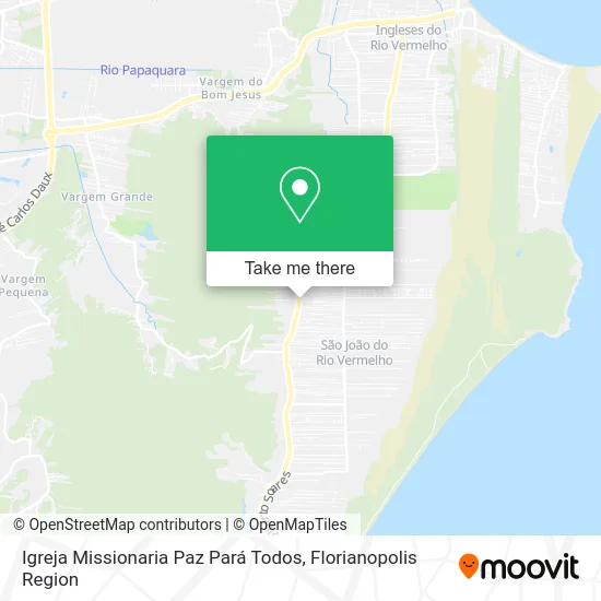 Igreja Missionaria Paz Pará Todos map