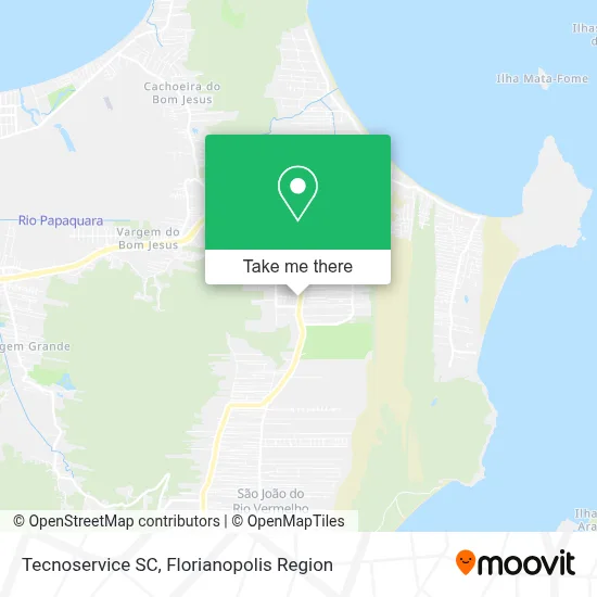 Tecnoservice SC map